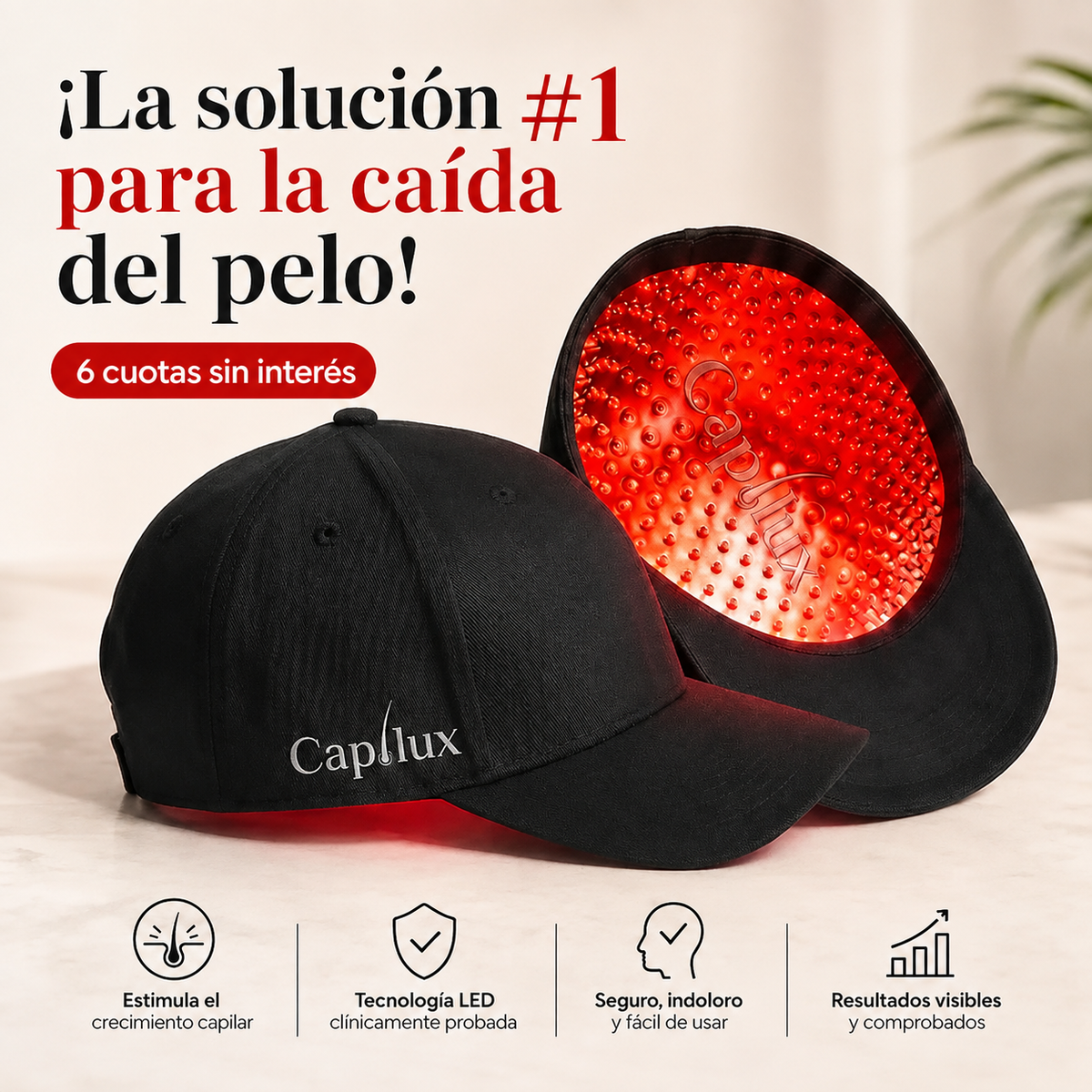 Capilux, la solucion para la caida del pelo