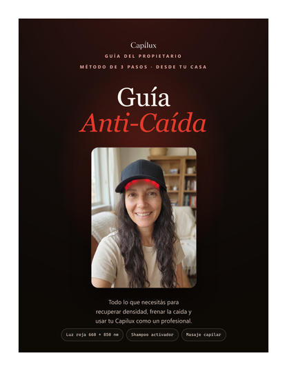 Portada de la Guia Anticaida Capilux, guia digital de 30 paginas