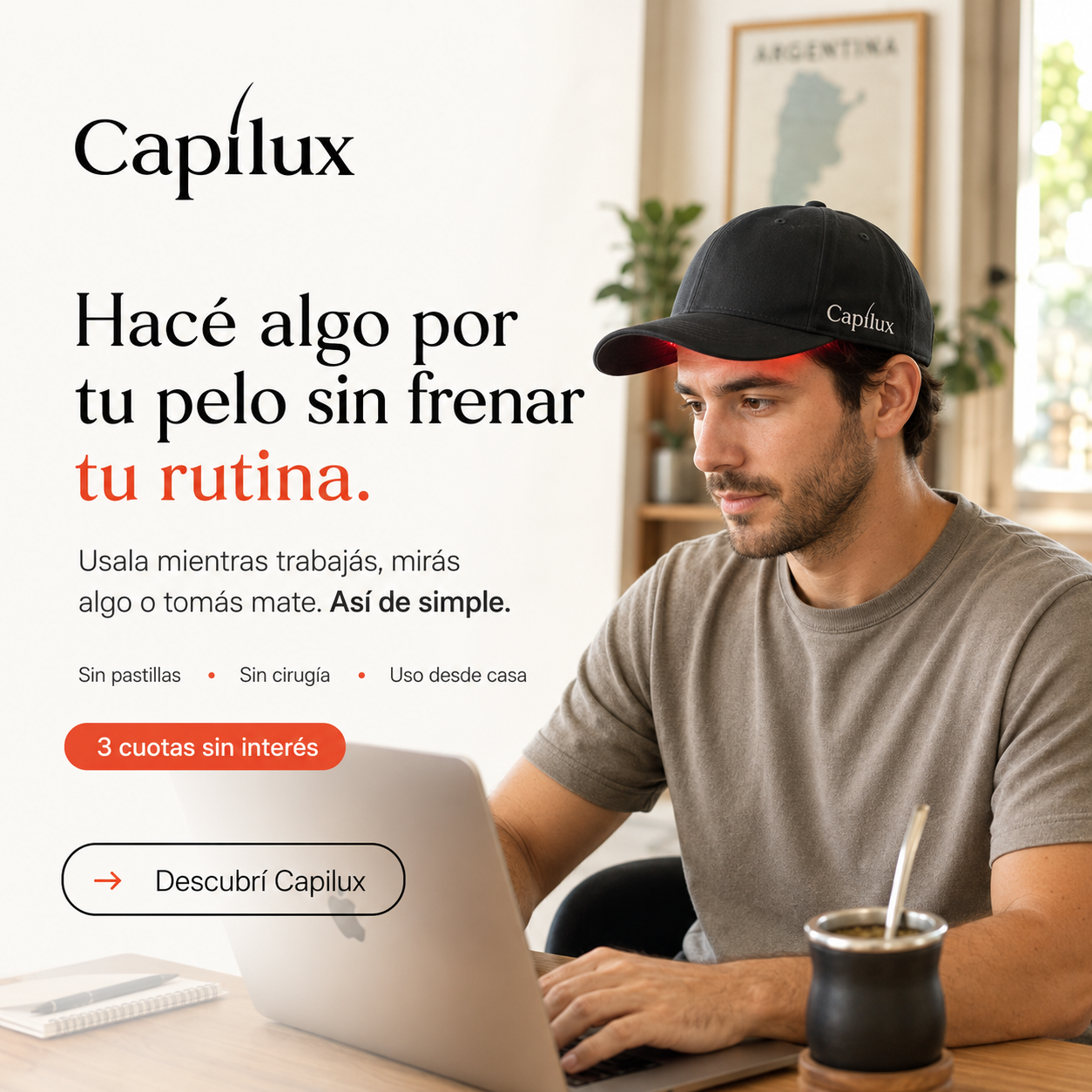 Capilux — tratamiento de alopecia sin pastillas ni operaciones