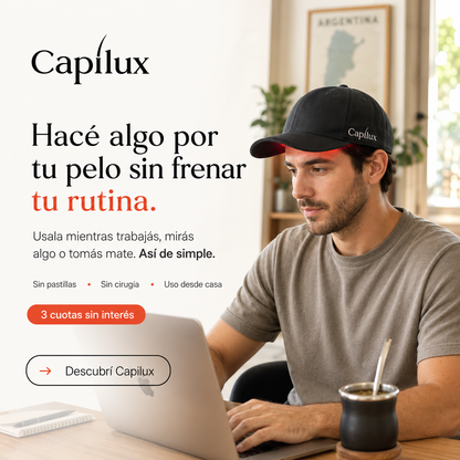 Capilux — tratamiento de alopecia sin pastillas ni operaciones
